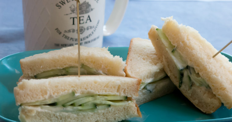 The British cucumber sandwich