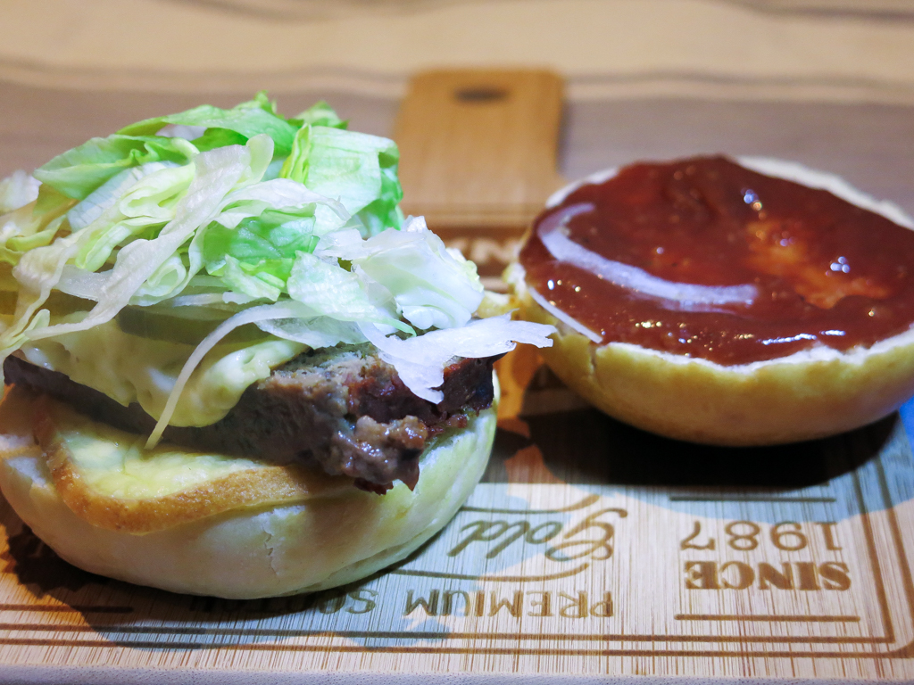 Meatloaf burger